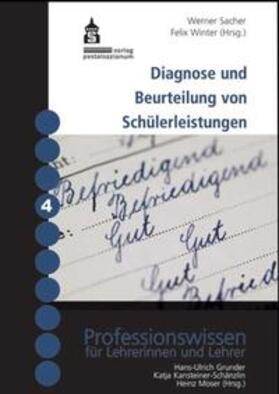 Sacher / Winter |  Diagnose und Beurteilung von Schülerleistungen - Grundlagen und Reformansätze | Buch |  Sack Fachmedien