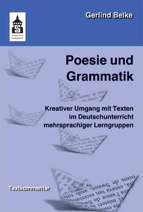 Belke |  Poesie und Grammatik | Buch |  Sack Fachmedien