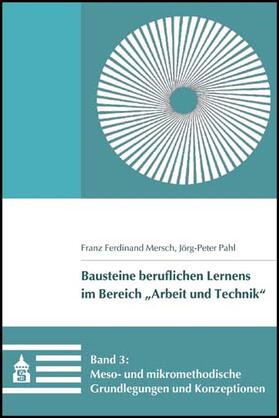 Mersch / Pahl |  Meso- und mikromethodische Grundlegungen und Konzeptionen | Buch |  Sack Fachmedien