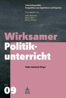 Reinhardt |  Wirksamer Politikunterricht | Buch |  Sack Fachmedien