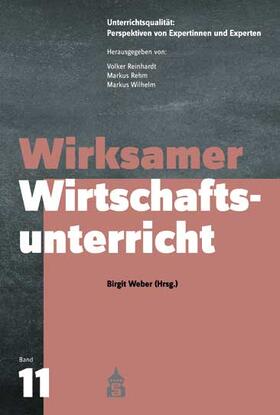 Weber |  Wirksamer Wirtschaftsunterricht | Buch |  Sack Fachmedien