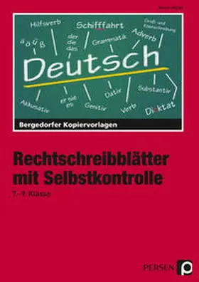 Müller |  Rechtschreibblätter mit Selbstkontrolle. 7. - 9. Schuljahr | Buch |  Sack Fachmedien