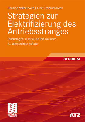 Freialdenhoven / Wallentowitz |  Strategien zur Elektrifizierung des Antriebsstranges | Buch |  Sack Fachmedien