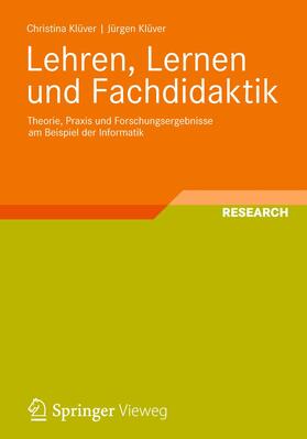 Klüver |  Lehren, Lernen und Fachdidaktik | Buch |  Sack Fachmedien