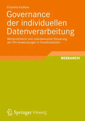 Kozlova |  Governance der individuellen Datenverarbeitung | Buch |  Sack Fachmedien