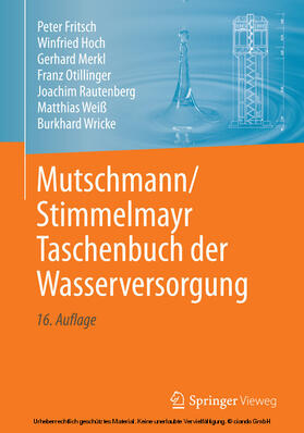 Rautenberg / Fritsch / Hoch |  Mutschmann/Stimmelmayr Taschenbuch der Wasserversorgung | eBook | Sack Fachmedien