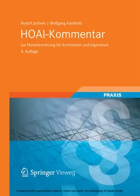 Jochem / Kaufhold |  HOAI-Kommentar | eBook | Sack Fachmedien