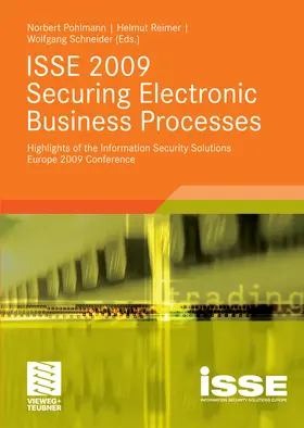 Pohlmann / Reimer / Schneider |  ISSE 2009 Securing Electronic Business Processes | eBook | Sack Fachmedien