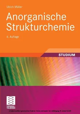 Müller |  Anorganische Strukturchemie | eBook | Sack Fachmedien