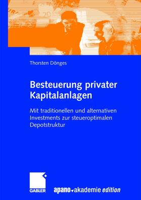 Dönges |  Besteuerung privater Kapitalanlagen | Buch |  Sack Fachmedien