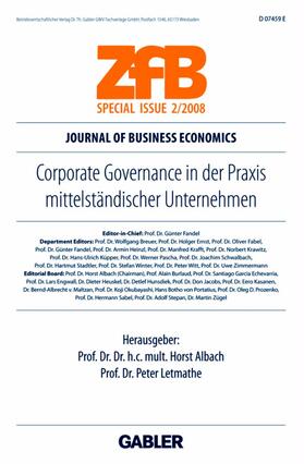 Letmathe / Albach |  Corporate Governance in der Praxis mittelständischer Unternehmen | Buch |  Sack Fachmedien
