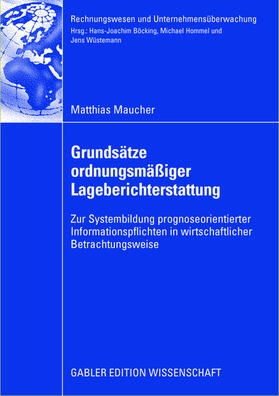 Maucher |  Grundsätze ordnungsmäßiger Lageberichterstattung | Buch |  Sack Fachmedien