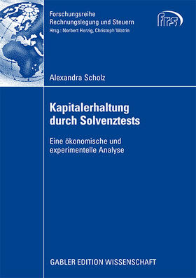 Scholz | Kapitalerhaltung durch Solvenztests | Buch | 978-3-8349-1314-2 | sack.de