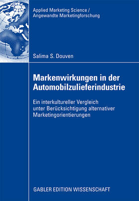 Douven |  Markenwirkungen in der Automobilzulieferindustrie | Buch |  Sack Fachmedien