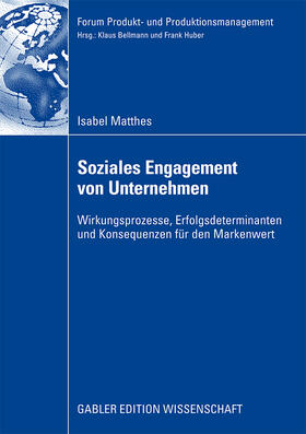 Matthes |  Soziales Engagement von Unternehmen | Buch |  Sack Fachmedien