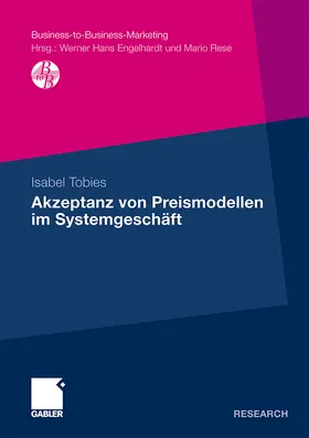 Tobies |  Akzeptanz von Preismodellen im Systemgeschäft | Buch |  Sack Fachmedien