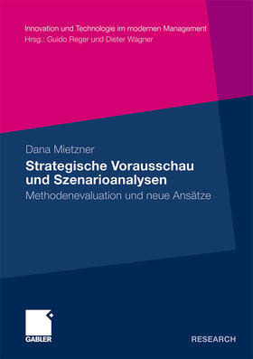 Mietzner |  Strategische Vorausschau und Szenarioanalysen | Buch |  Sack Fachmedien