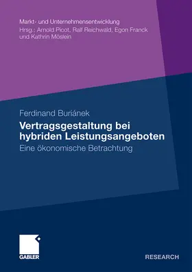 Buriánek |  Vertragsgestaltung bei hybriden Leistungsangeboten | Buch |  Sack Fachmedien