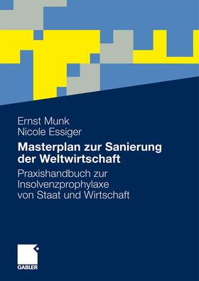 Essiger / Munk |  Masterplan zur Sanierung der Weltwirtschaft | Buch |  Sack Fachmedien