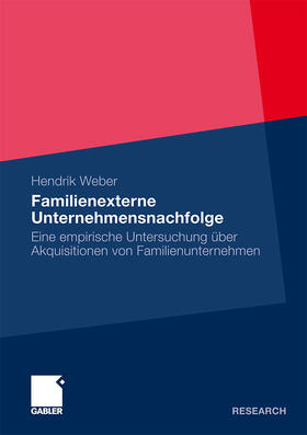 Weber |  Familienexterne Unternehmensnachfolge | Buch |  Sack Fachmedien