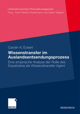 Eckert |  Wissenstransfer im Auslandsentsendungsprozess | Buch |  Sack Fachmedien