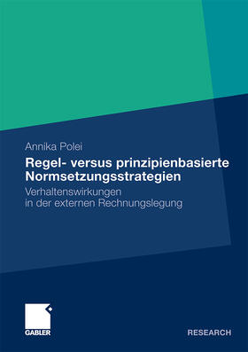 Polei |  Regel- versus prinzipienbasierte Normsetzungsstrategien | Buch |  Sack Fachmedien