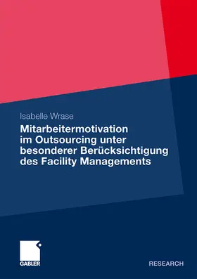 Wrase |  Mitarbeitermotivation im Outsourcing unter besonderer Berücksichtigung des Facility Managements | Buch |  Sack Fachmedien