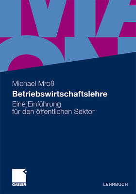 Mroß |  Betriebswirtschaftslehre | Buch |  Sack Fachmedien