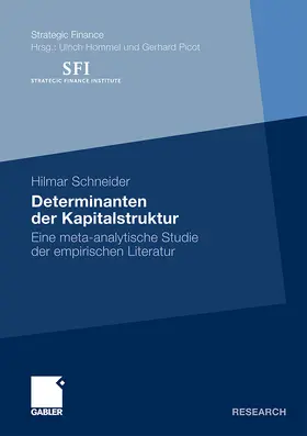 Schneider |  Determinanten der Kapitalstruktur | Buch |  Sack Fachmedien