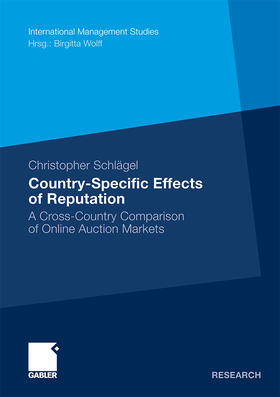 Schlägel |  Country-Specific Effects of Reputation | Buch |  Sack Fachmedien