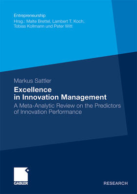Sattler |  Excellence in Innovation Management | Buch |  Sack Fachmedien