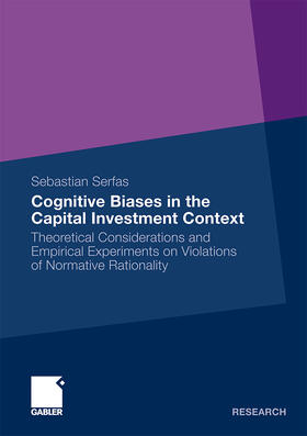 Serfas |  Cognitive Biases in the Capital Investment Context | Buch |  Sack Fachmedien