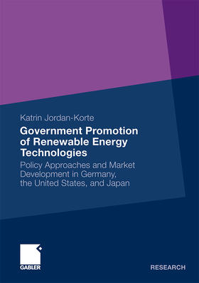 Jordan-Korte |  Government Promotion of Renewable Energy Technologies | Buch |  Sack Fachmedien