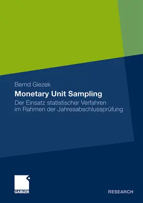 Giezek |  Monetary Unit Sampling | Buch |  Sack Fachmedien