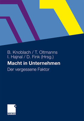 Knoblach / Fink / Oltmanns |  Macht in Unternehmen | Buch |  Sack Fachmedien