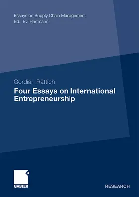 Rättich |  Four Essays on International Entrepreneurship | Buch |  Sack Fachmedien