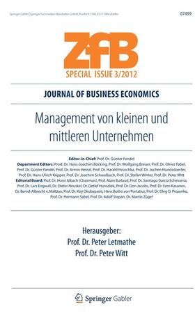 Witt / Letmathe | Management von kleinen und mittleren Unternehmen | Buch | 978-3-8349-3450-5 | sack.de