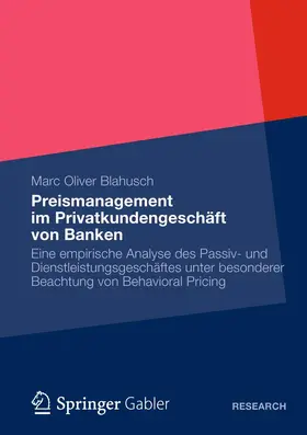 Blahusch |  Preismanagement im Privatkundengeschäft von Banken | Buch |  Sack Fachmedien