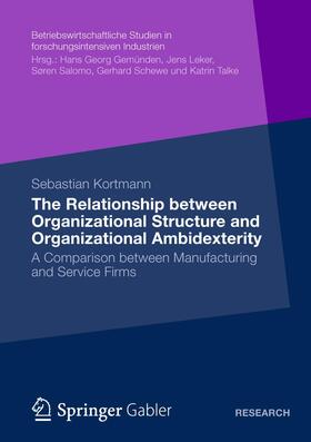 Kortmann |  The Relationship between Organizational Structure and Organizational Ambidexterity | Buch |  Sack Fachmedien