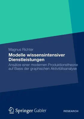 Richter |  Modelle wissensintensiver Dienstleistungen | Buch |  Sack Fachmedien