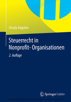 Augsten |  Steuerrecht in Nonprofit-Organisationen | eBook | Sack Fachmedien
