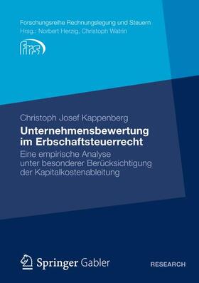 Kappenberg | Unternehmensbewertung im Erbschaftsteuerrecht | Buch | 978-3-8349-3981-4 | sack.de