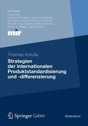 Kotulla |  Strategien der internationalen Produktstandardisierung und -differenzierung | eBook | Sack Fachmedien