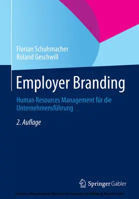 Schuhmacher / Geschwill |  Employer Branding | eBook | Sack Fachmedien