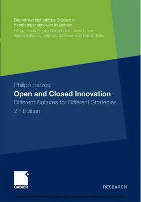 Herzog | Open and Closed Innovation | E-Book | sack.de