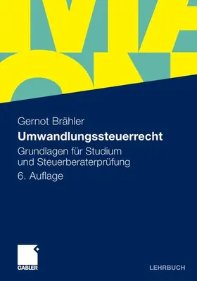 Brähler |  Umwandlungssteuerrecht | eBook | Sack Fachmedien