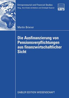 Brixner |  Die Ausfinanzierung von Pensionsverpflichtungen aus finanzwirtschaftlicher Sicht | eBook | Sack Fachmedien