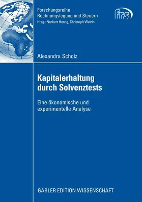 Scholz |  Kapitalerhaltung durch Solvenztests | eBook | Sack Fachmedien