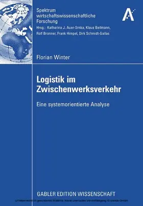 Winter |  Logistik im Zwischenwerksverkehr | eBook | Sack Fachmedien