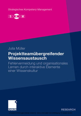 Müller |  Projektteamübergreifender Wissensaustausch | eBook | Sack Fachmedien